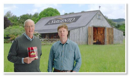 Fresh Coast Production Resources Sargento TV spot green screen with barn background composite