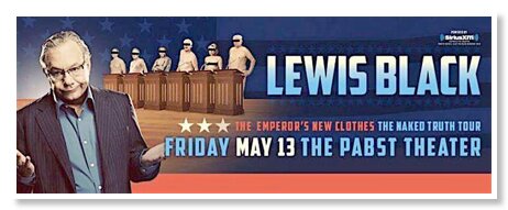 Lewis Black performs live at the Pabst Theatre in May, 2016. Remote MultTrack Audio Recording provided by Fresh Coast™ Studios.